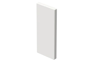 wibe norge Endestykke 170/72 hvit ral9003