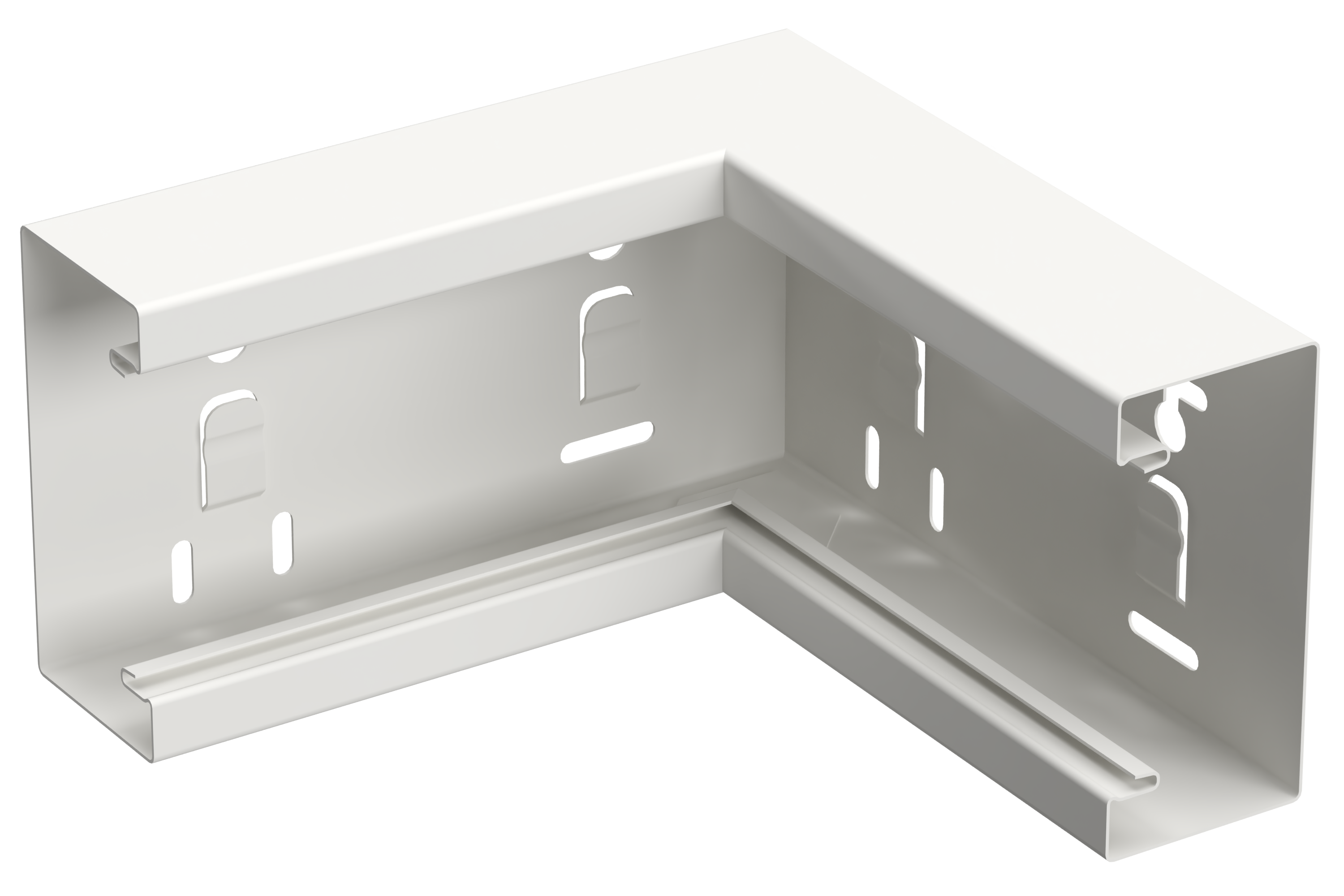 Innv.hjørne 110/52 hvit RAL9003