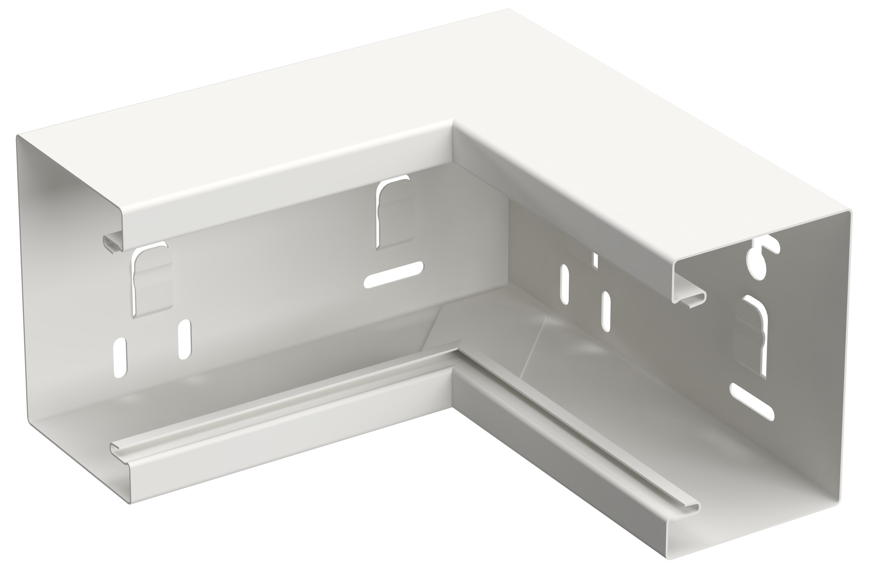Innv.hjørne 110/72 hvit RAL9003