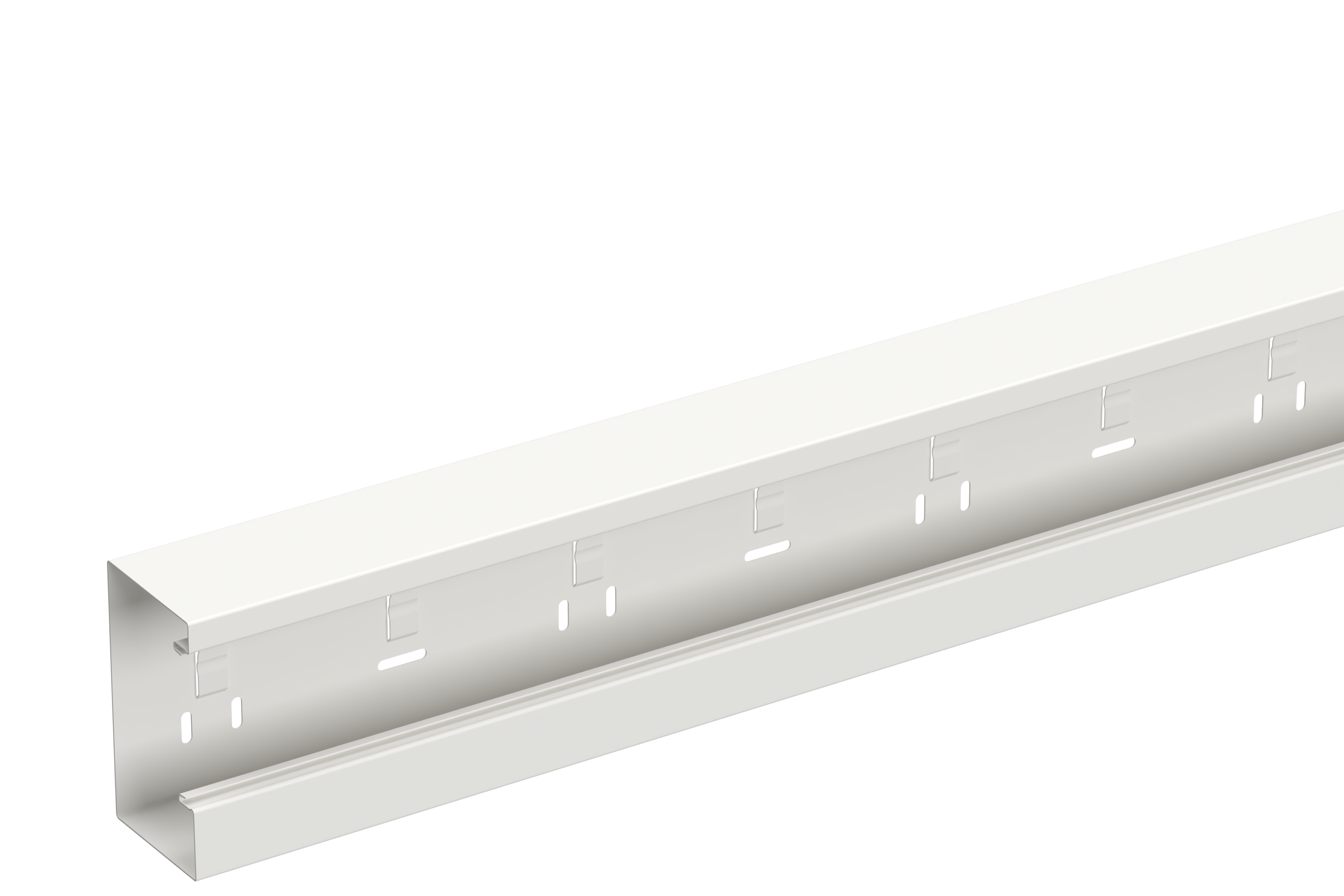 Kanalunderd 130/72 hvit RAL9003