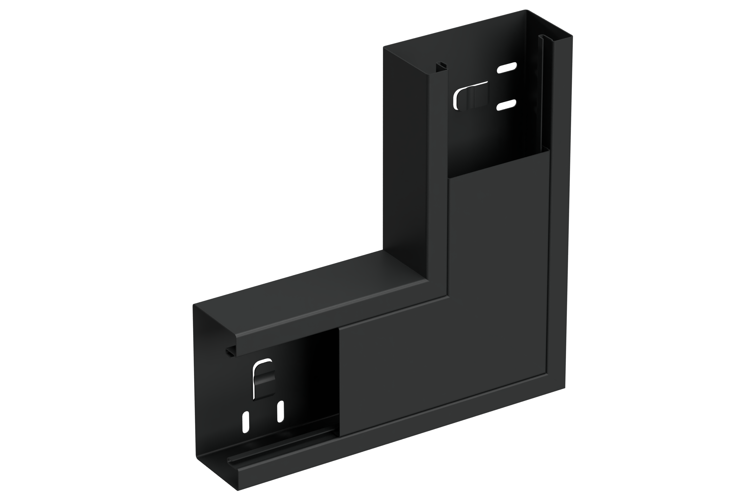 L-Stykke 110/52 sort RAL9017