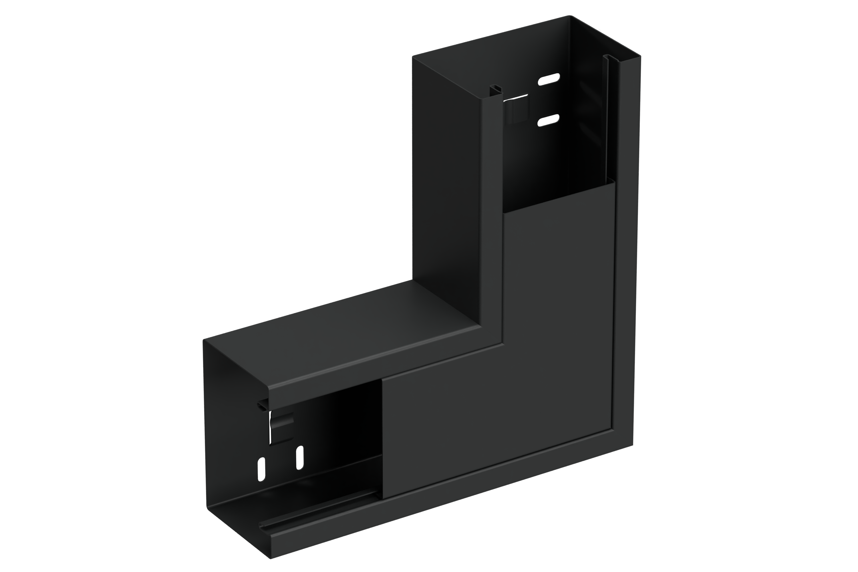 L-Stykke 110/72 sort RAL9017