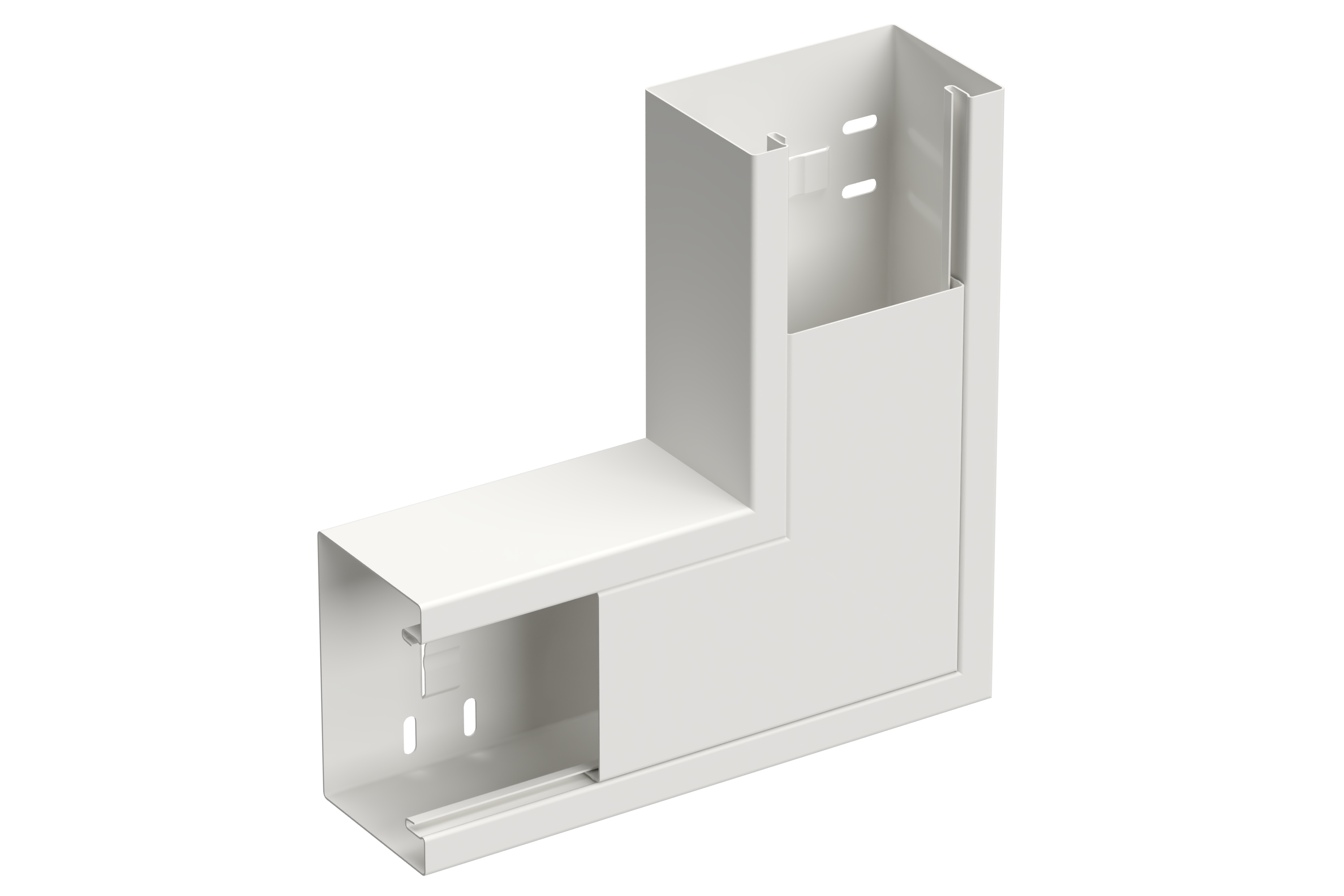 L-Stykke 110/72 hvit RAL9003