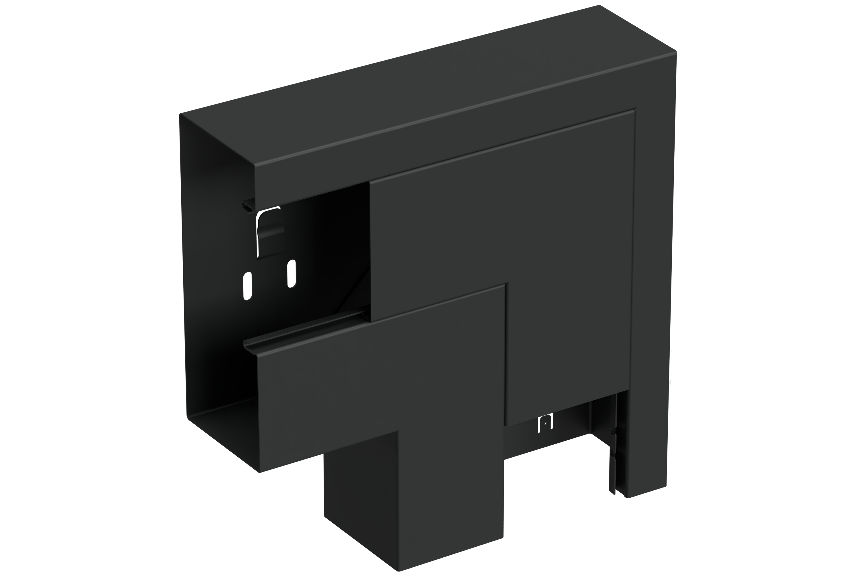 L-Stykke ned 170/72 so RAL9017
