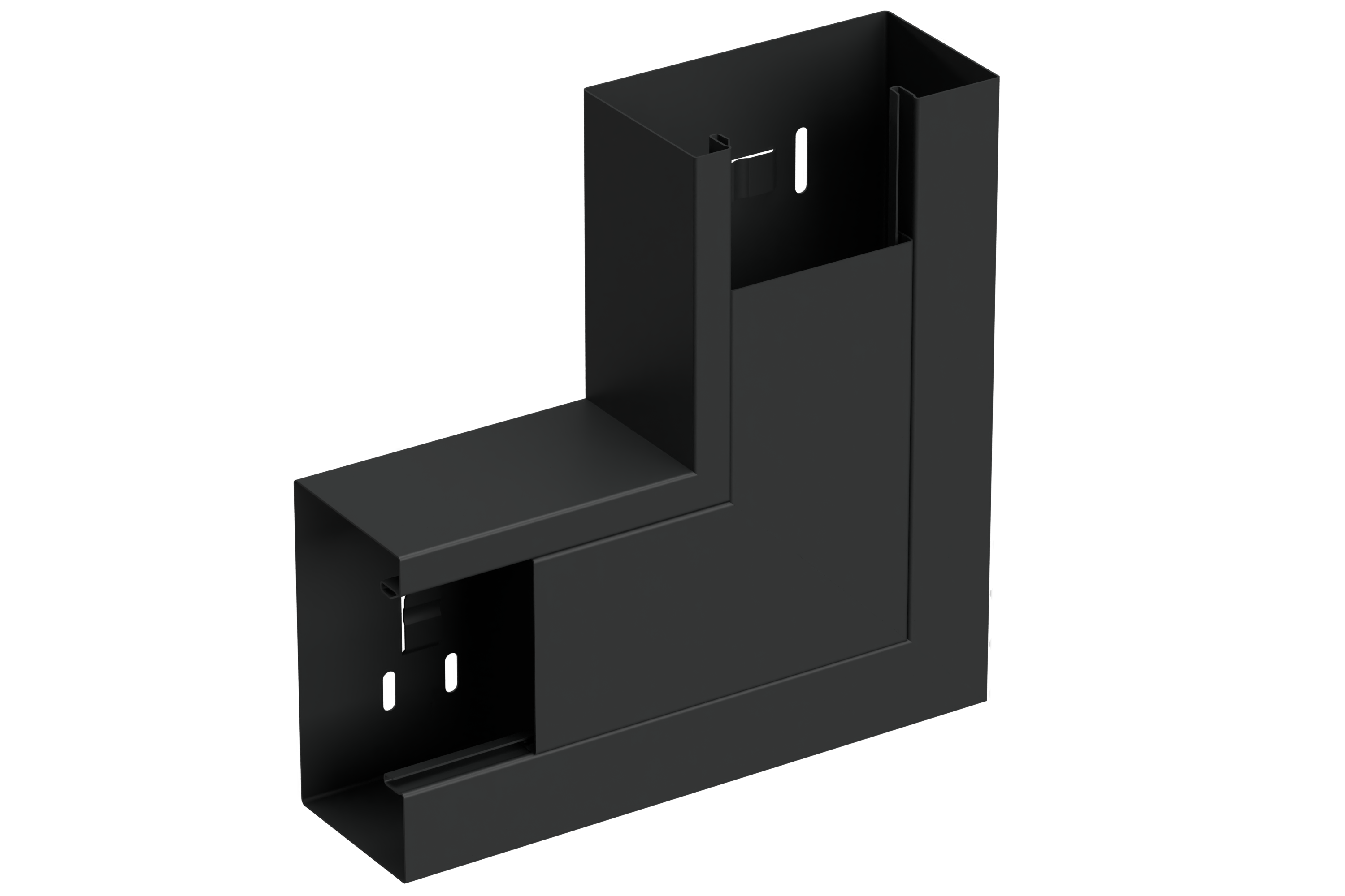 L-Stykke opp 130/72 so RAL9017