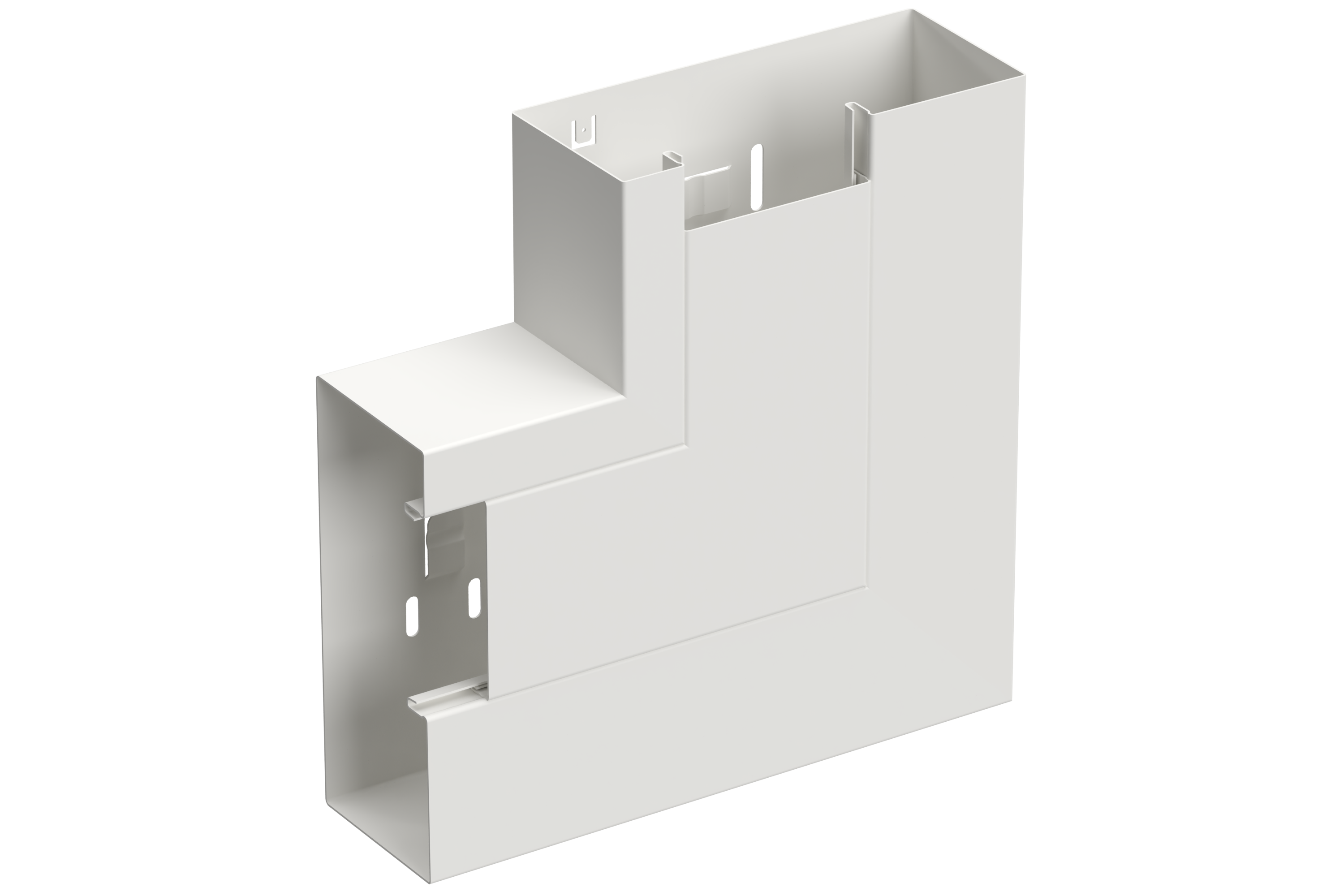 L-Stykke opp 170/72 hvit RAL9003