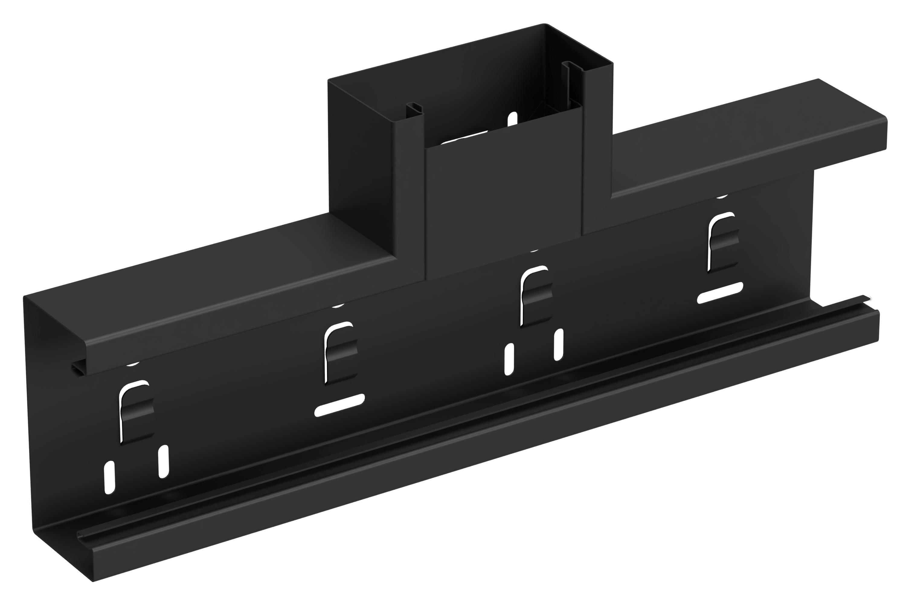 T-stykke 110/52 sort RAL9017
