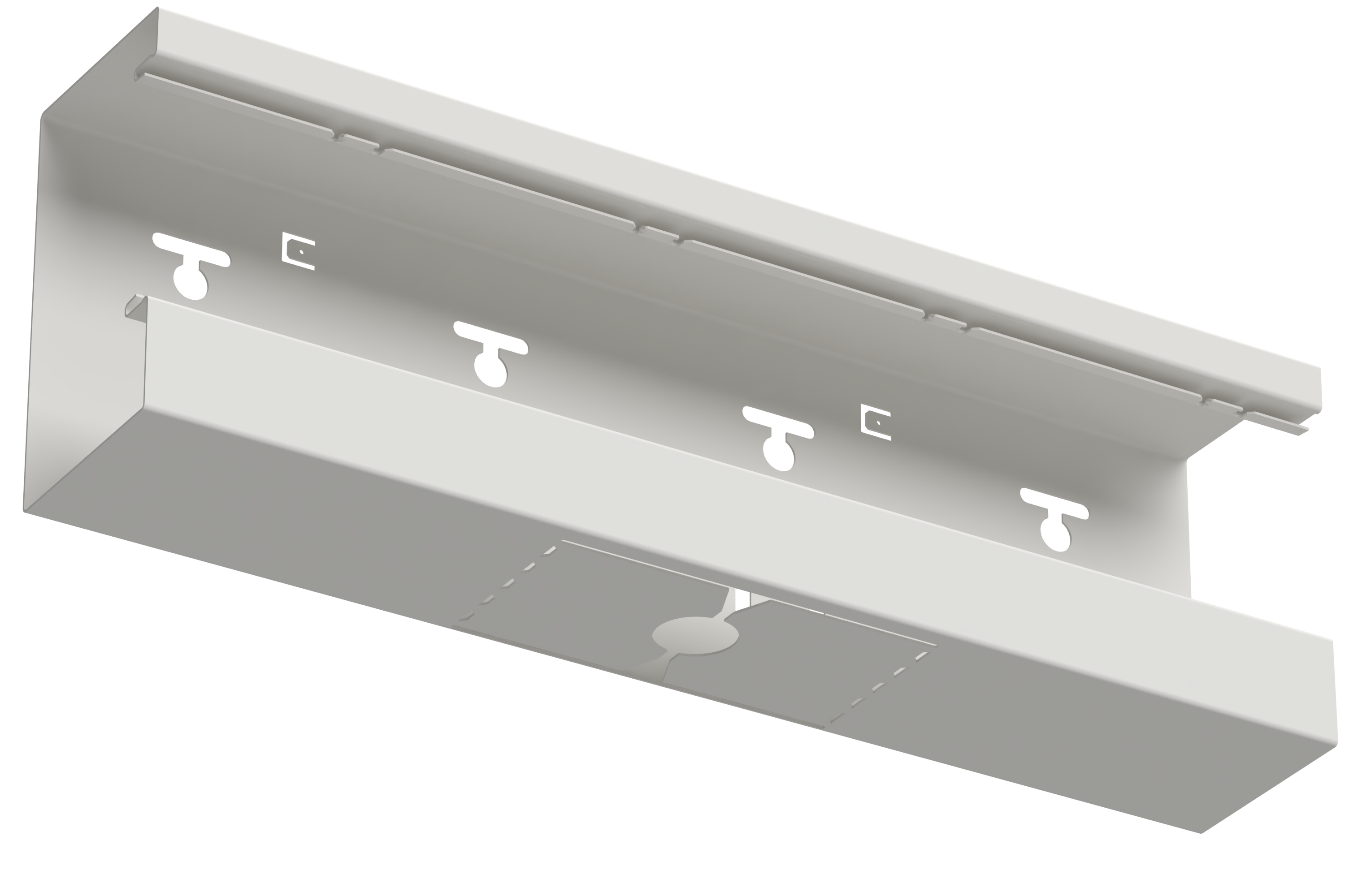 T-stykke ned 130/72 hvit RAL9003