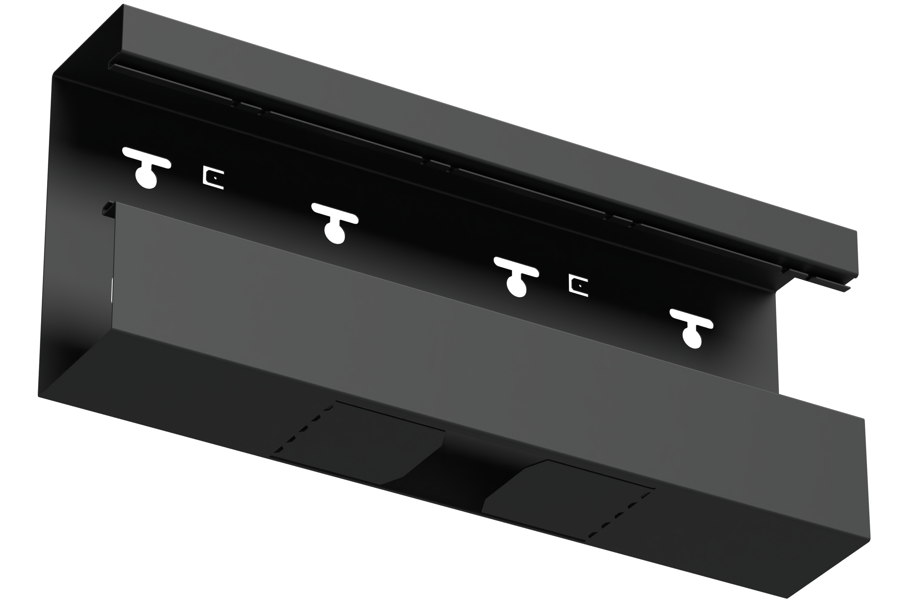 T-stykke ned 170/72 sort RAL9017