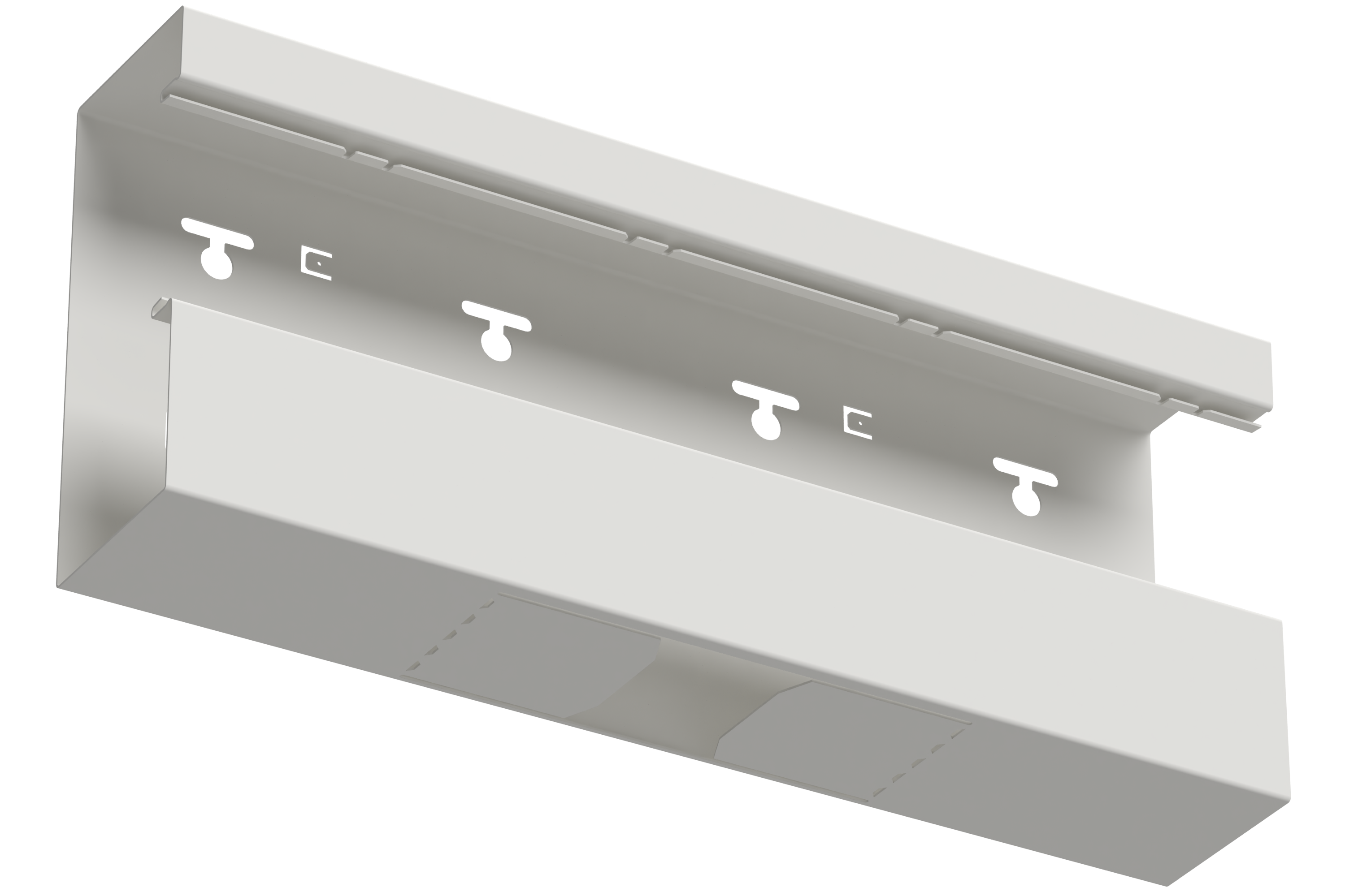 T-stykke ned 170/72 hvit RAL9003