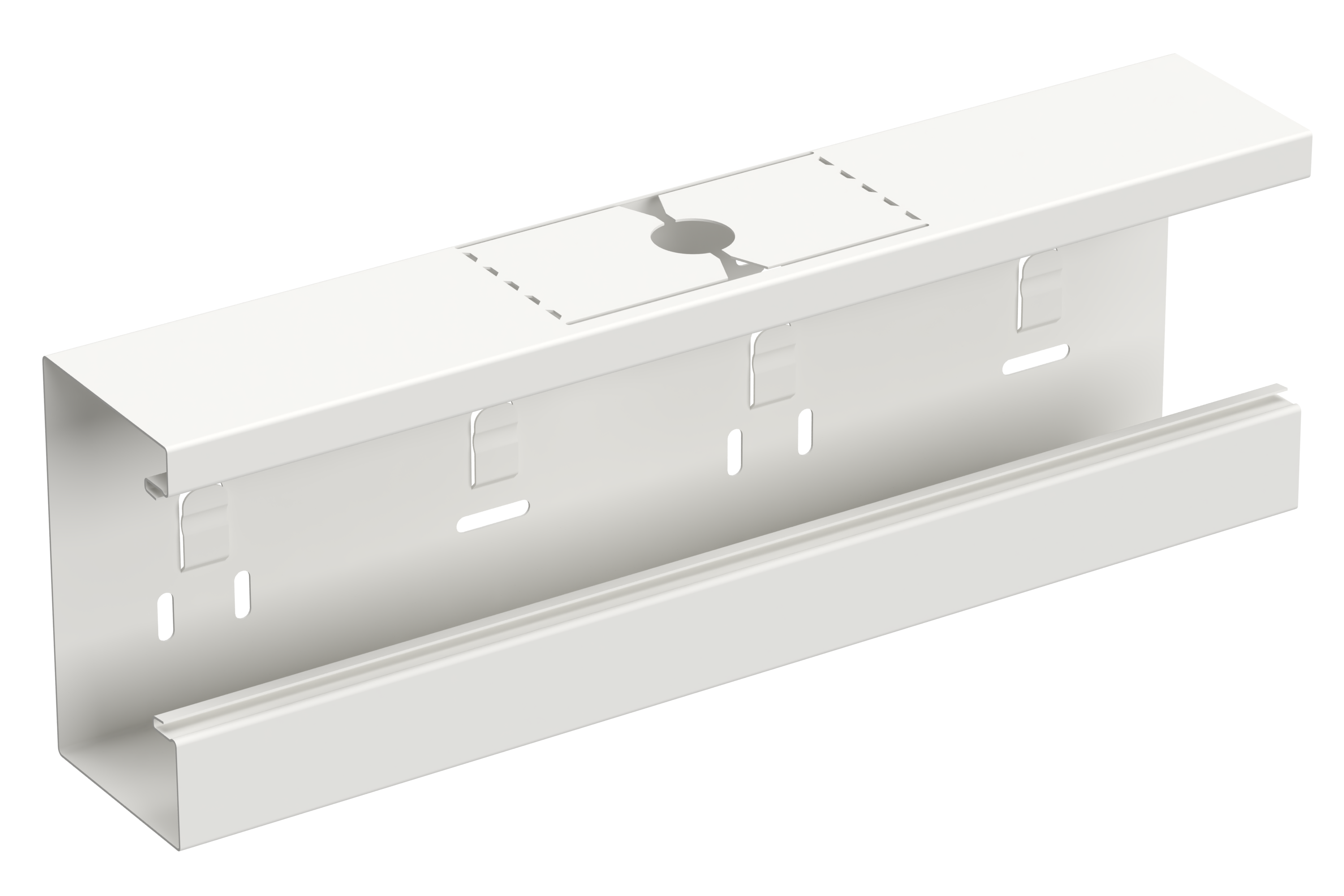 T-stykke opp 130/72 hvit RAL9003