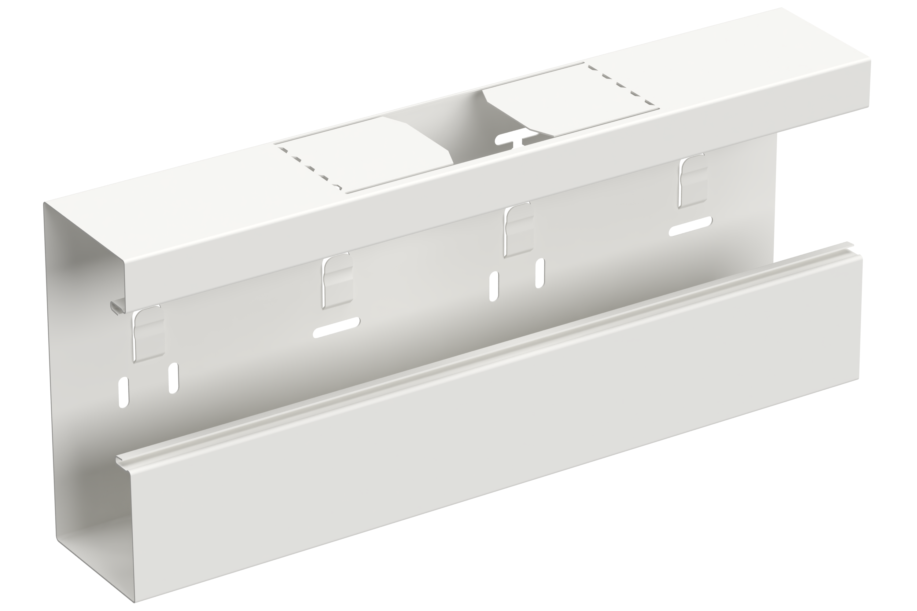 T-stykke opp 170/72 hvit RAL9003