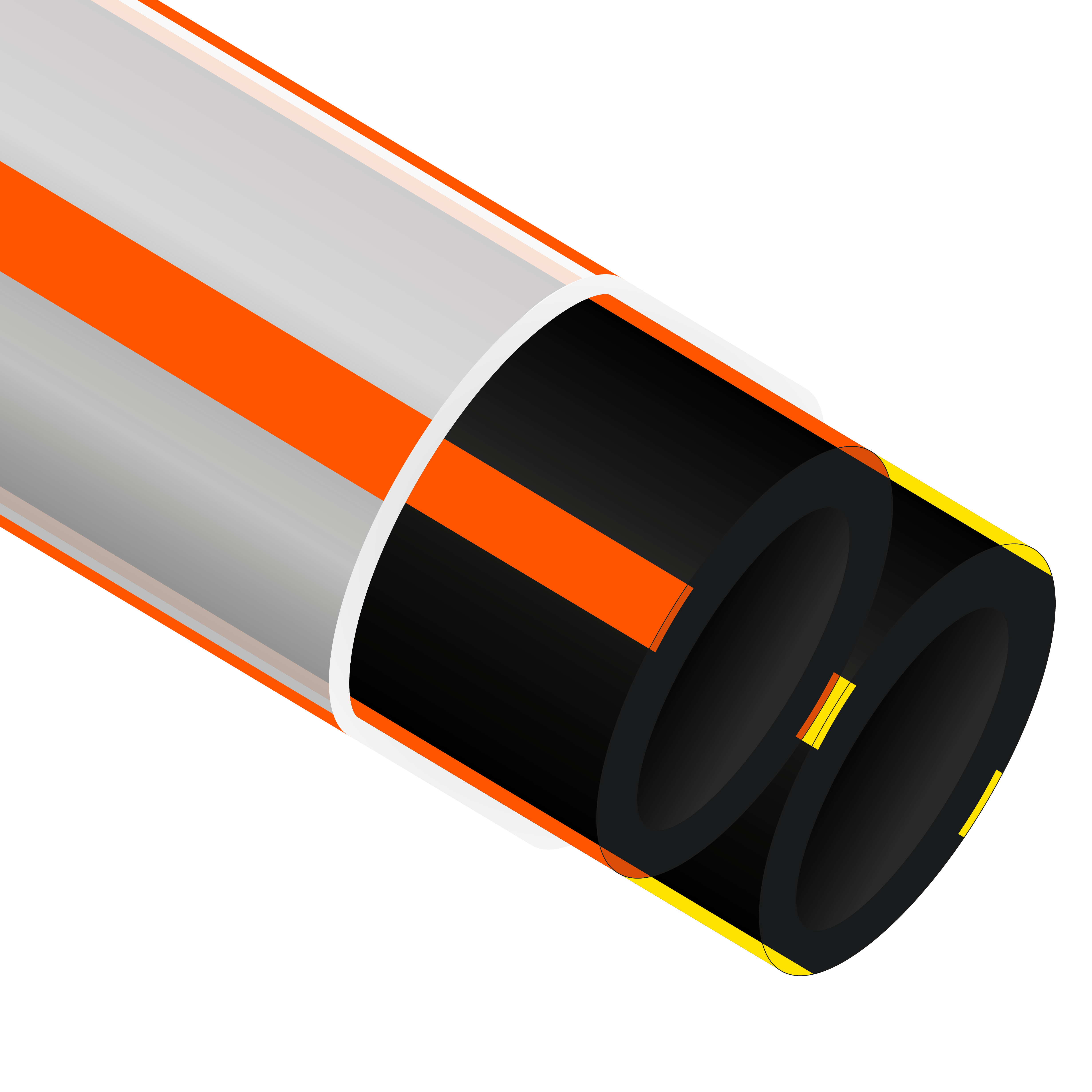 LF OPTORÖR 2X20/16 ORANGE 1KM