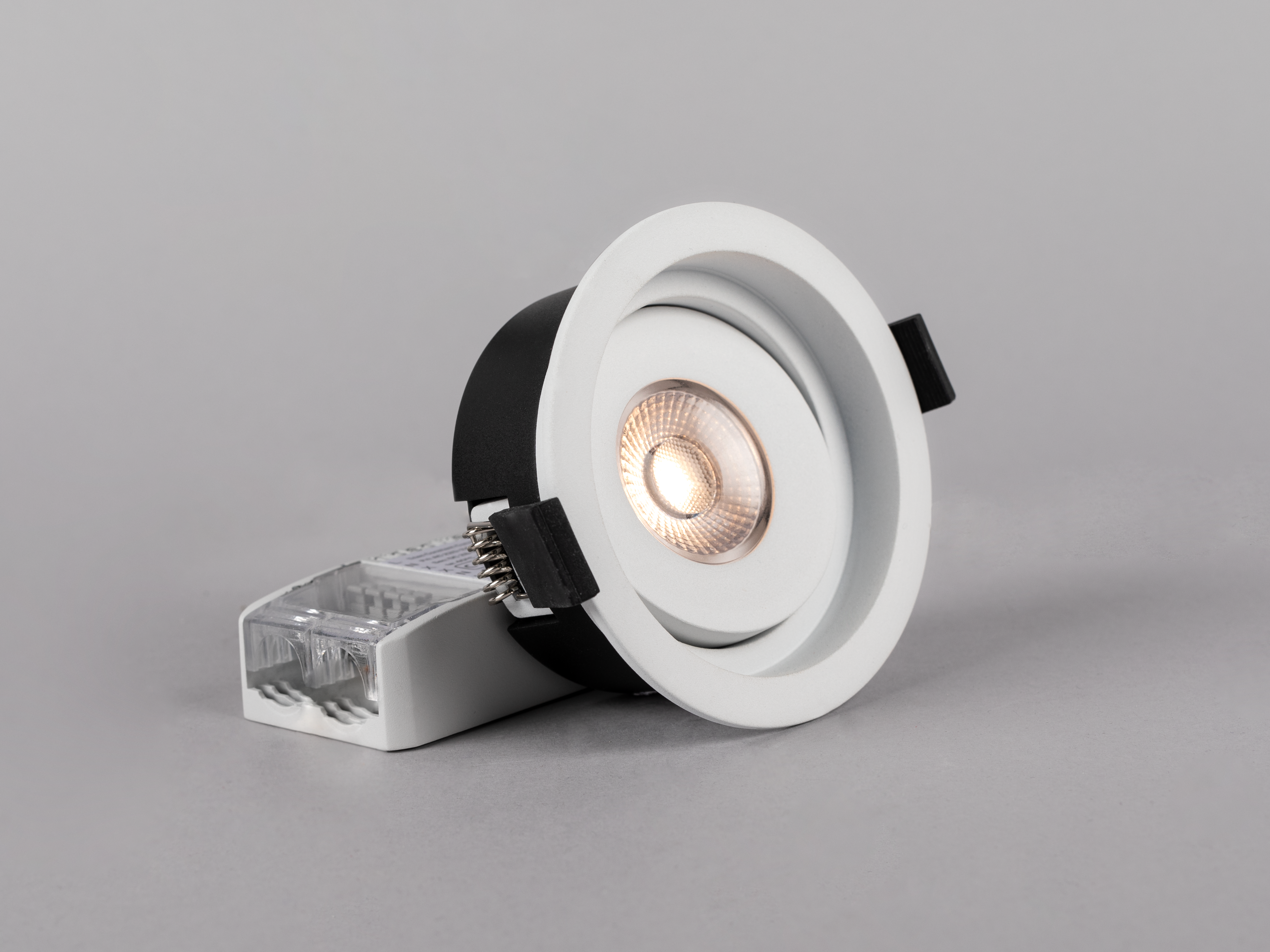 hide-a-lite Downlight level quick iso ip44 550lm 6w 3000k dim wh