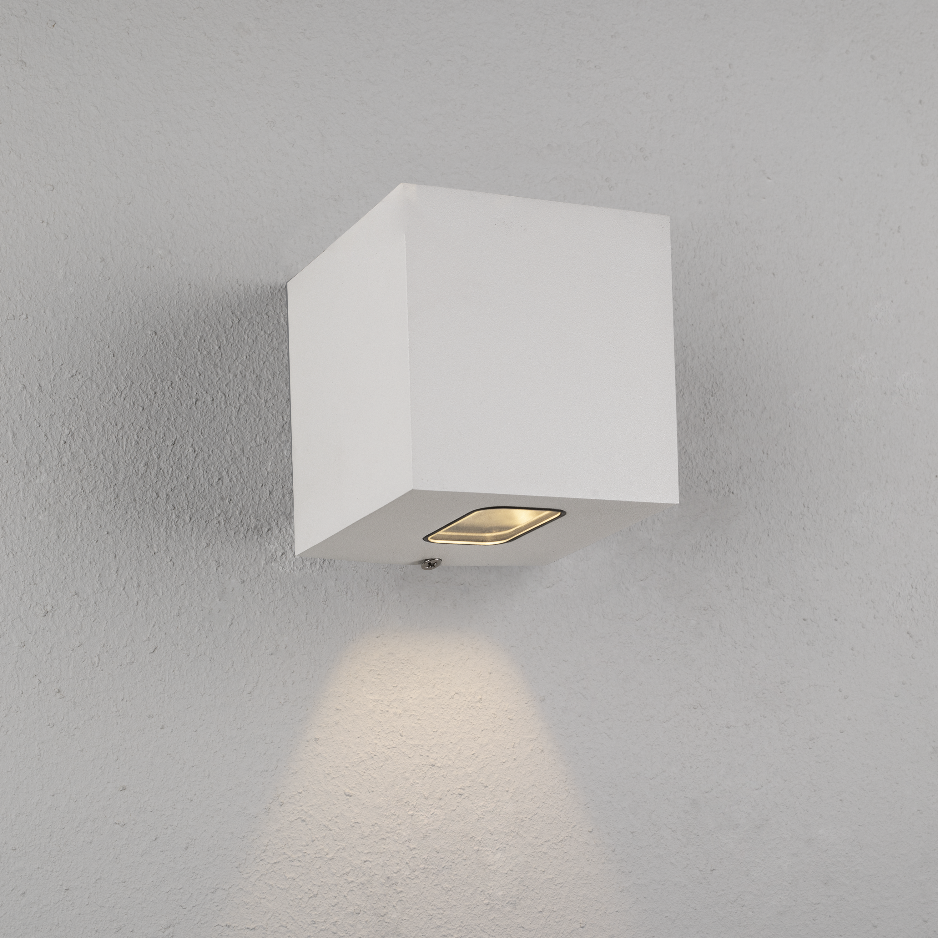 hide-a-lite Exteriör väggarmatur cube cube i vit 3000k