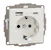 elko Socket-outlet elko plus schuco + 2xusb a+c 3a wh