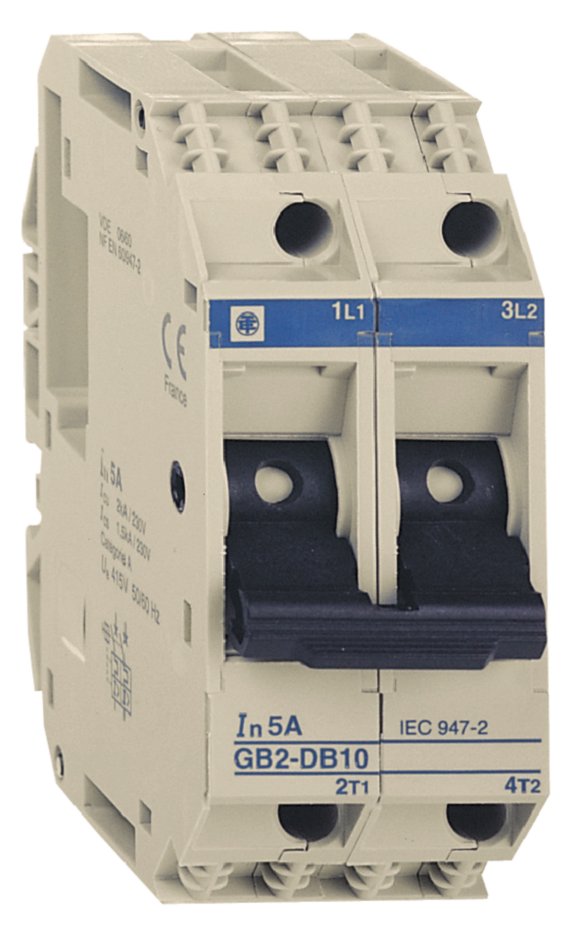 schneider electric Effektbrytare 2-polig 2a