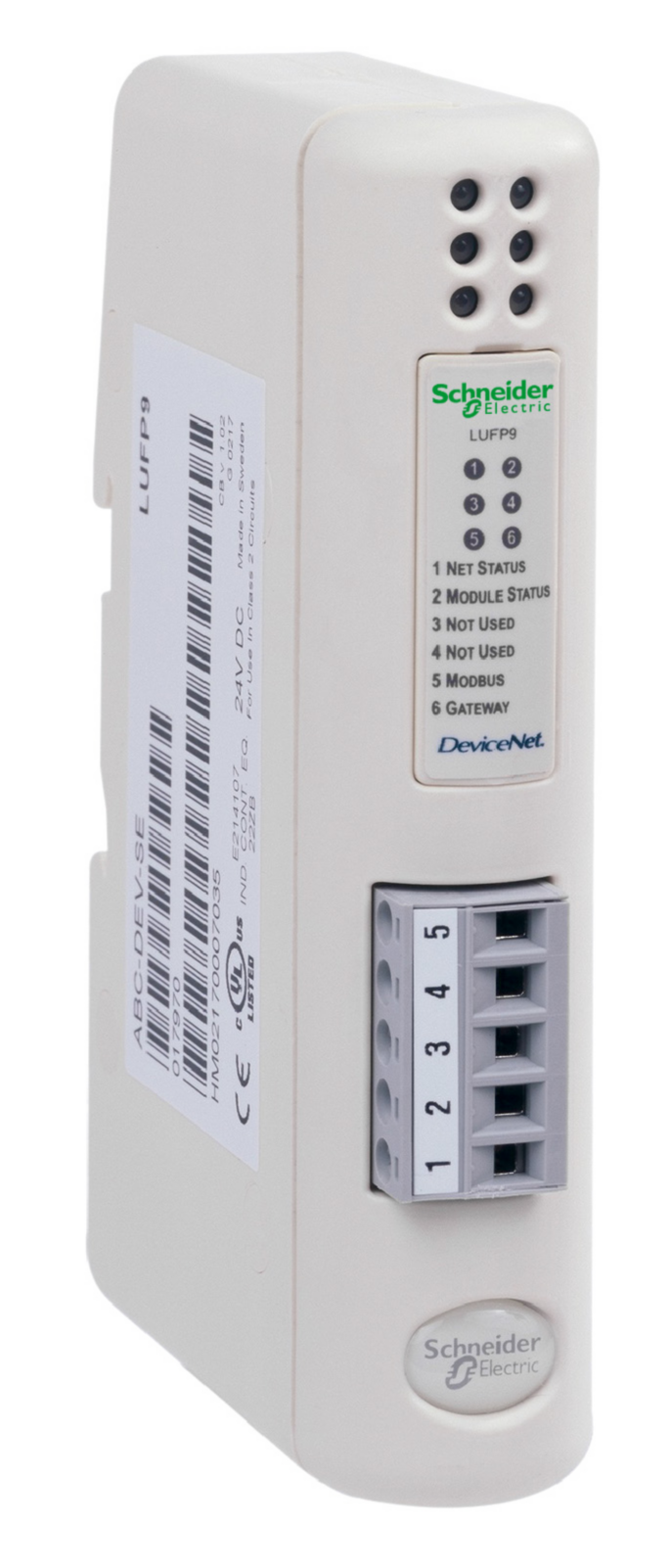 schneider electric Väylämuunnin tesys lufp9 device net/modbus