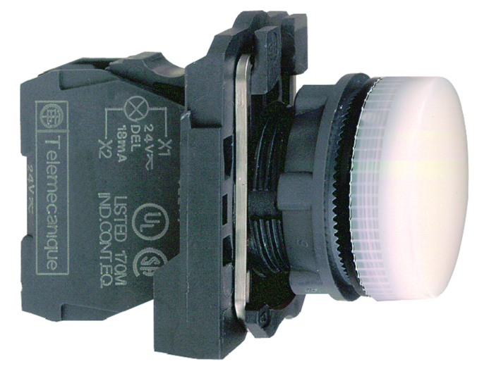 schneider electric Sign.l,hvit 230/240v ac led xb5avm1