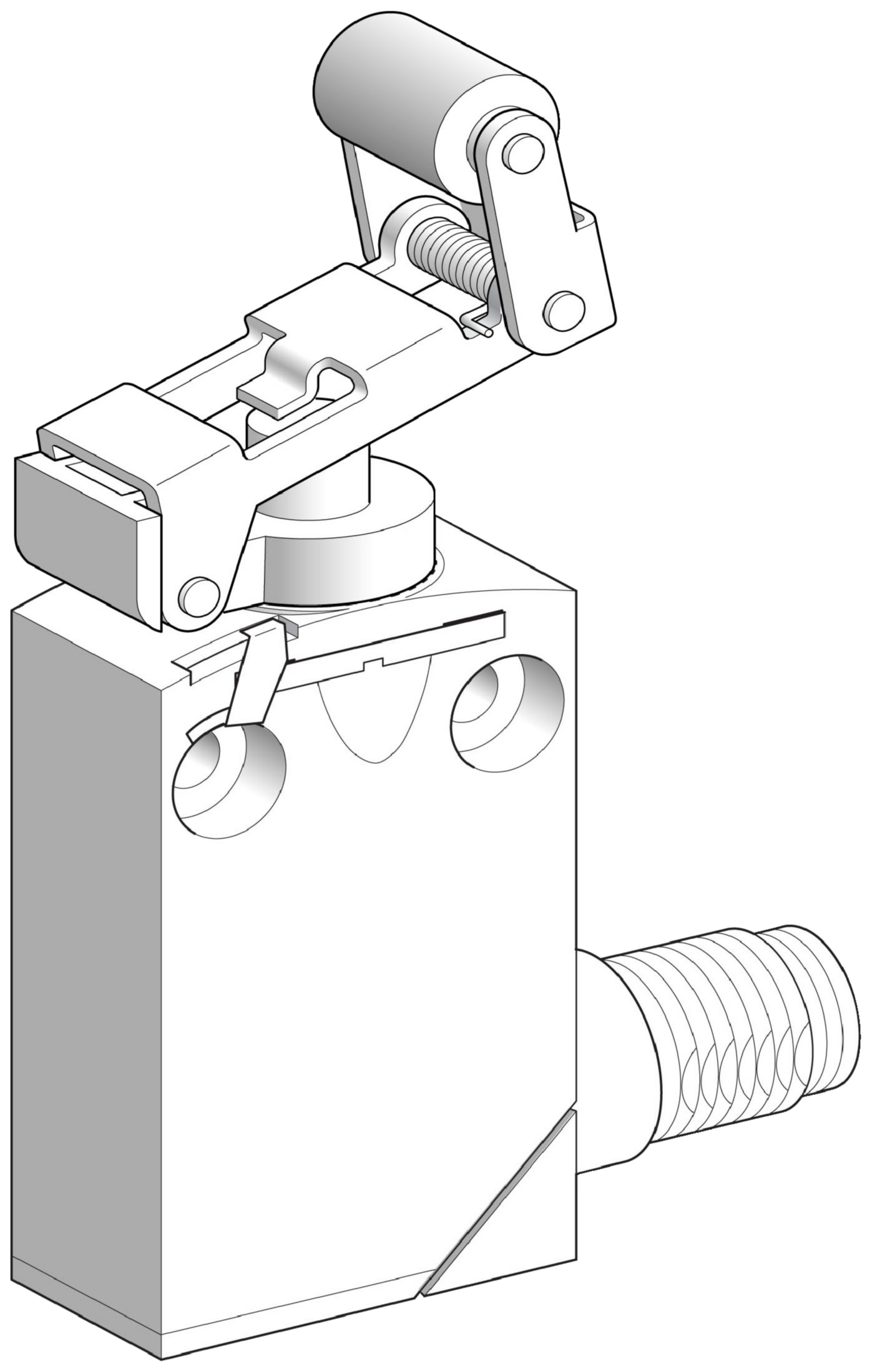 telemecanique Endebr.arm på stempel,fjær,m12 xcmd2124m12