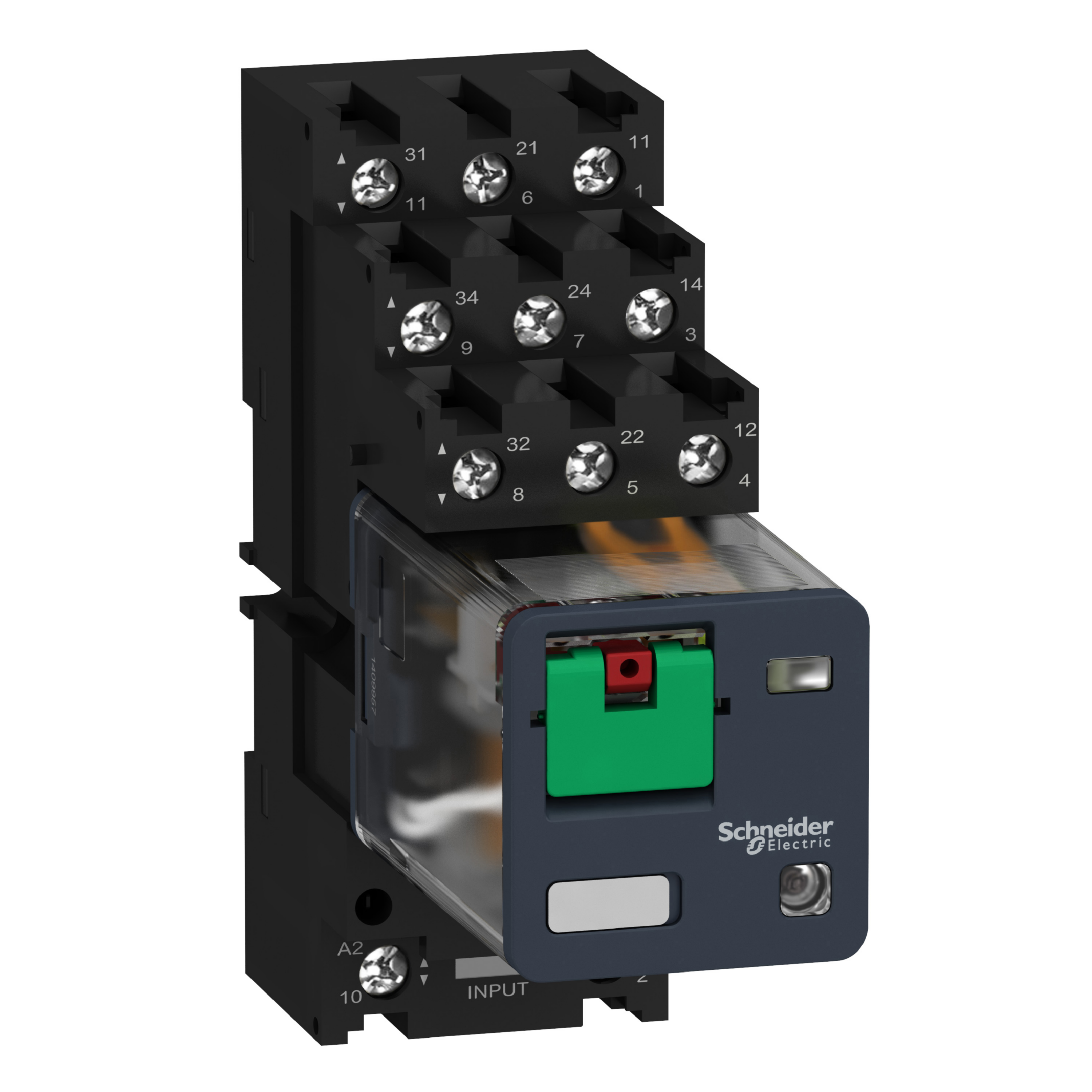 schneider electric Kopplingsrelä zelio 120vac 3c/o 10a, 11pole led