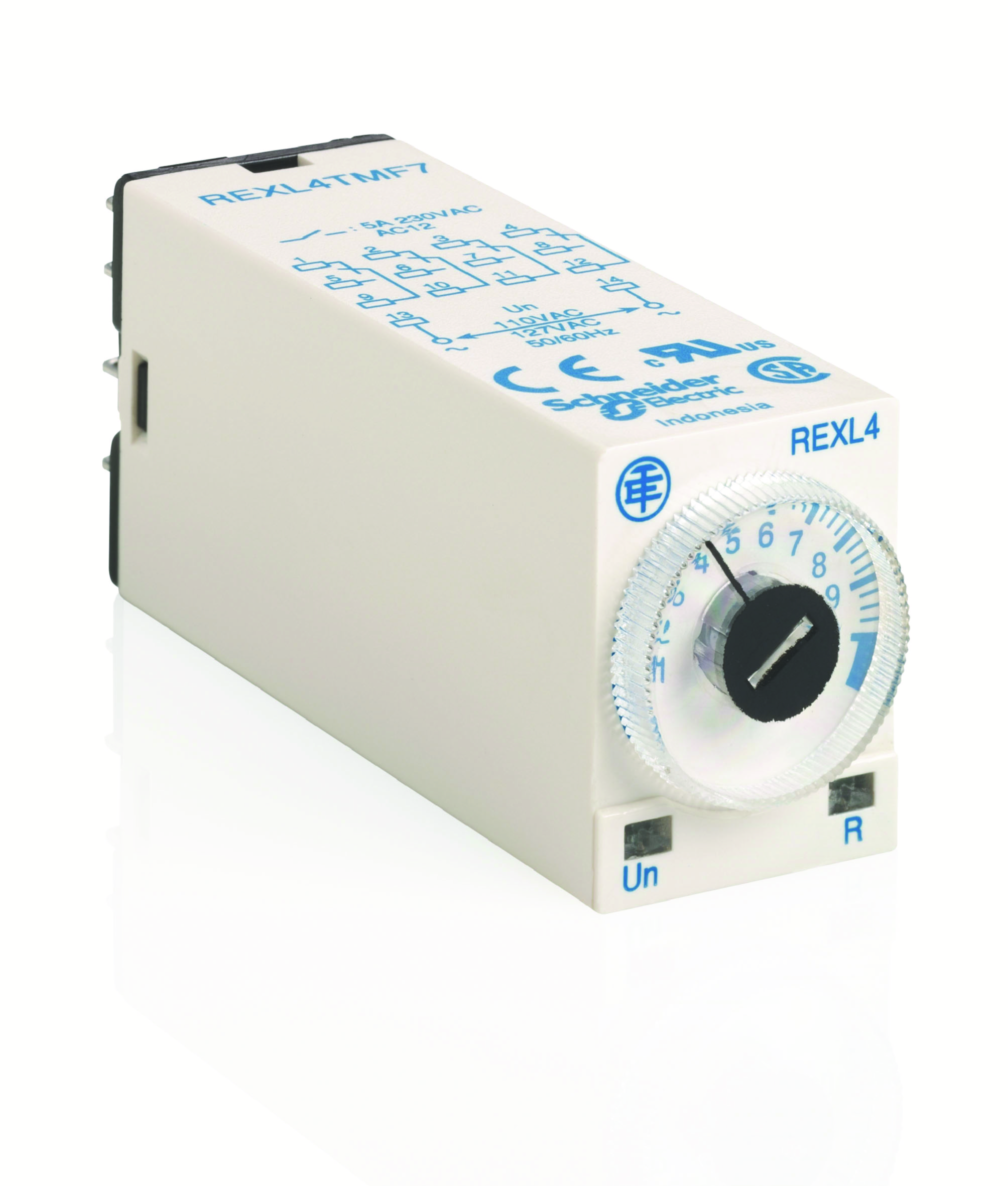 schneider electric Pistokantarele zelio rexl4tmf7 4c/o 120vac