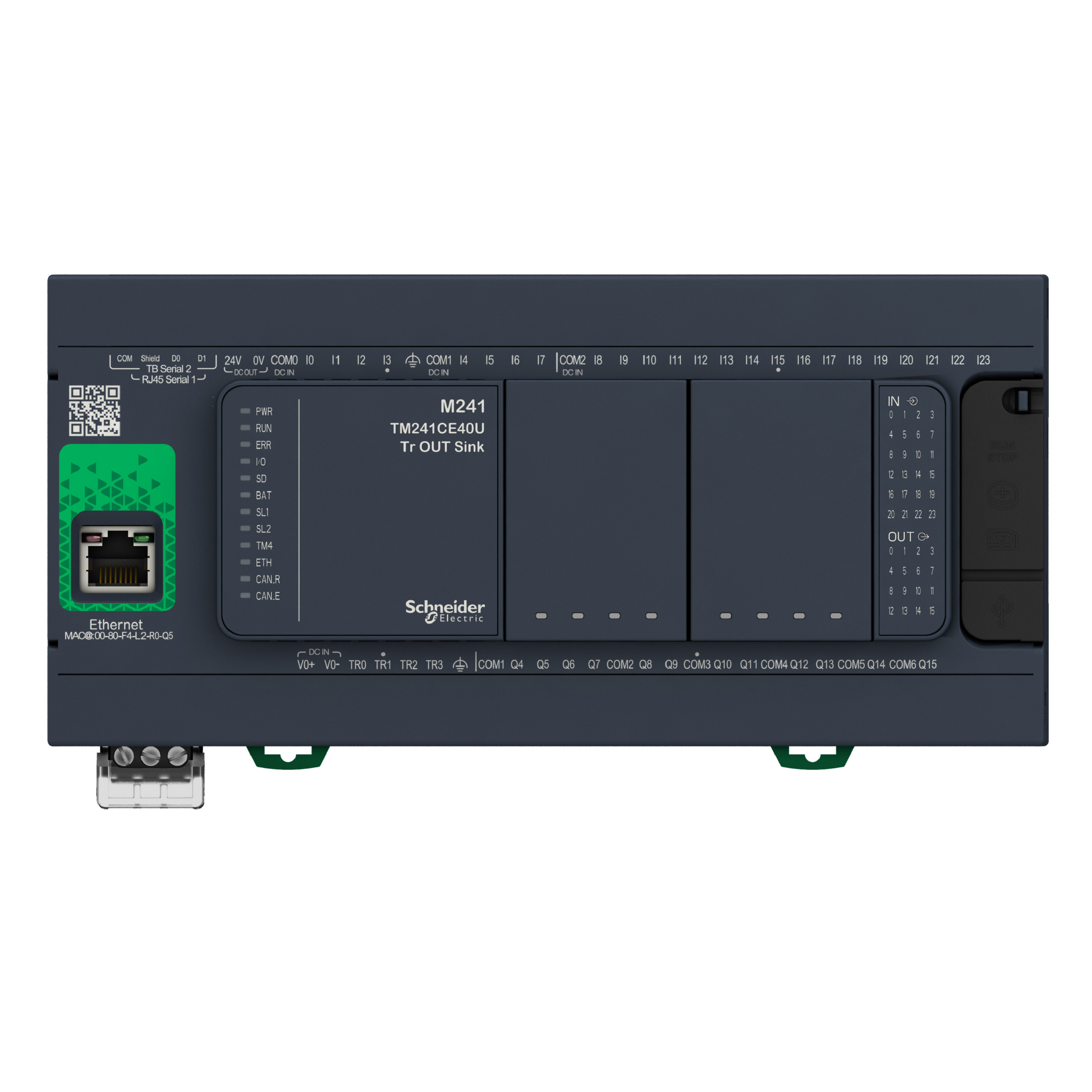 schneider electric Logikmodul m241-40io relay ethernet