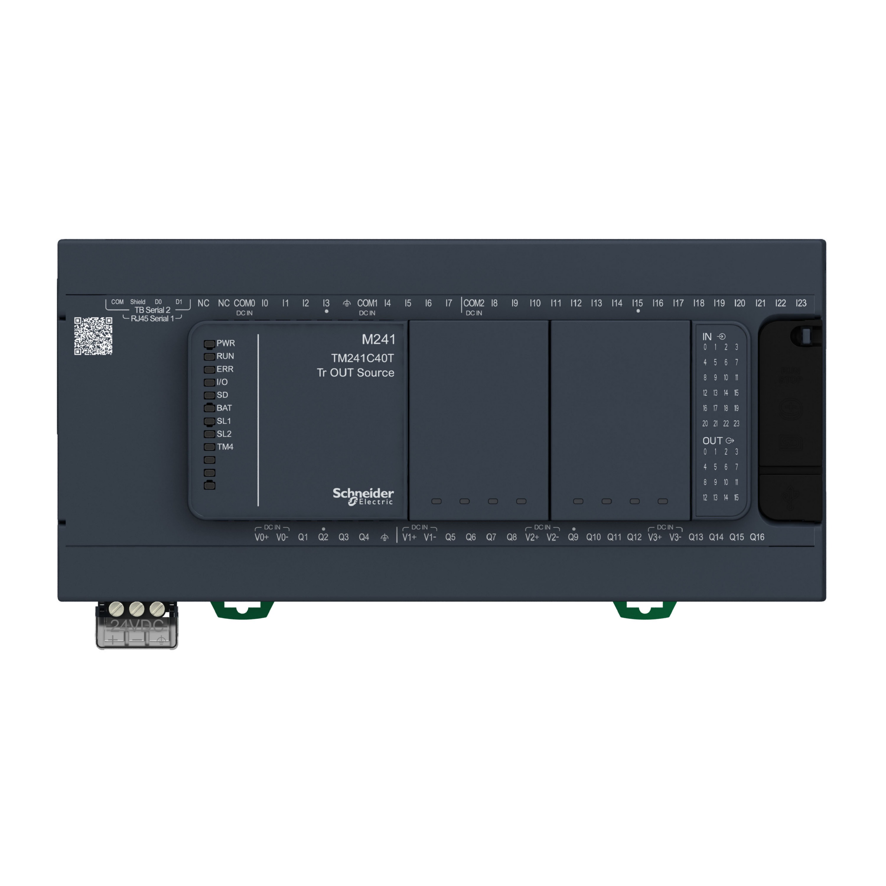 schneider electric Logiikkamoduuli modicon plc m241-40io tr,source