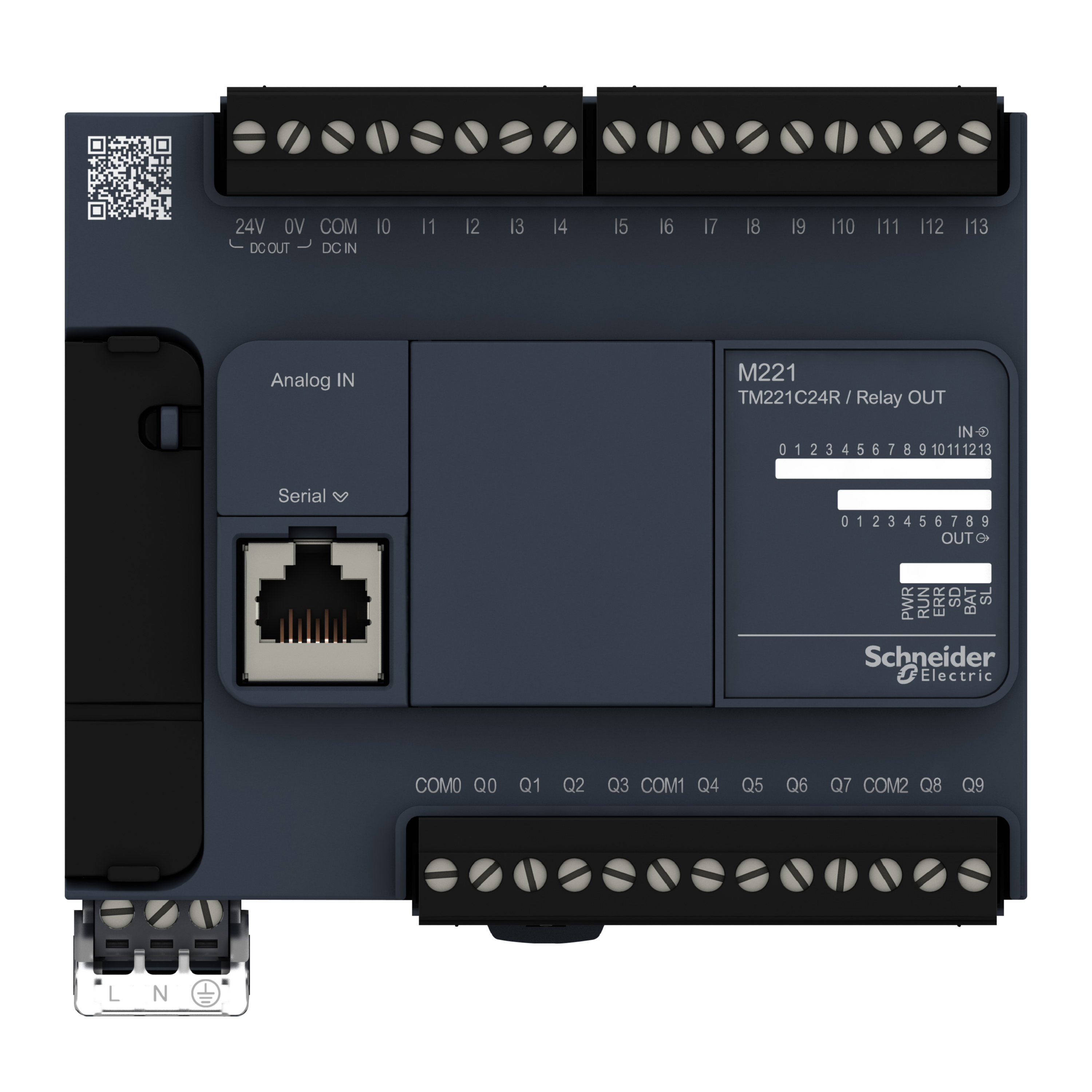schneider electric Plc module m221-24io relay compact