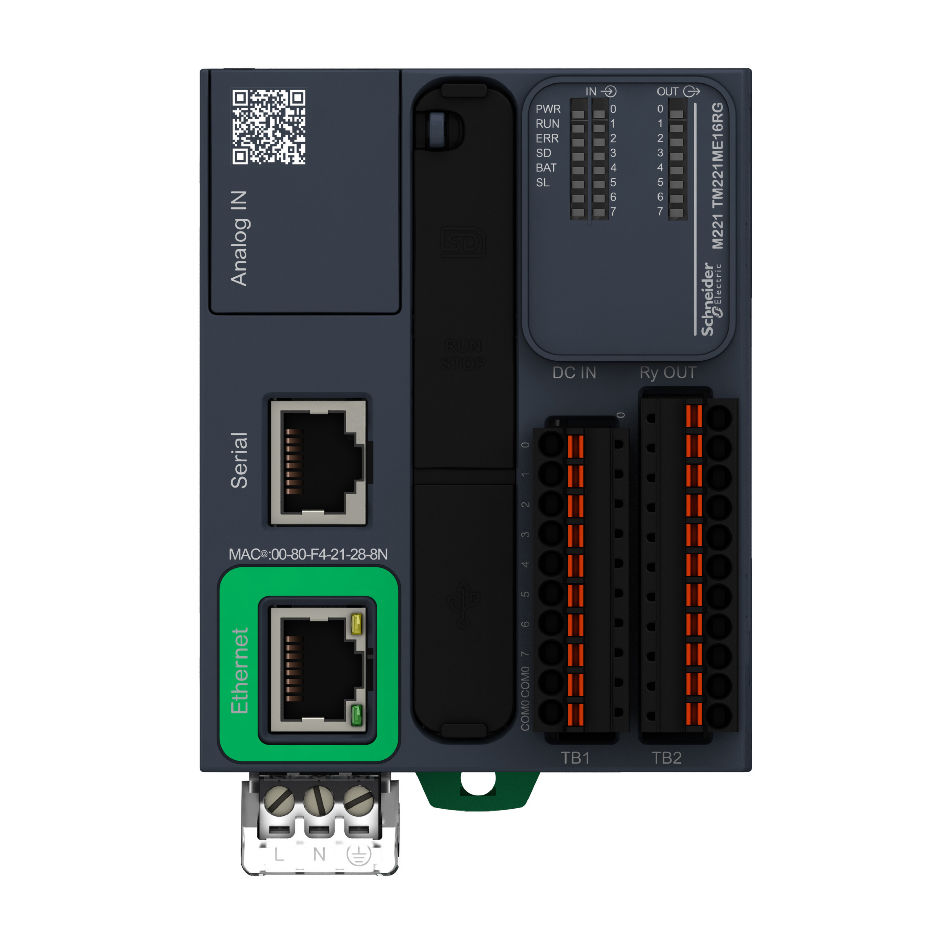 schneider electric Plc module m221-16io relay eth spr mod