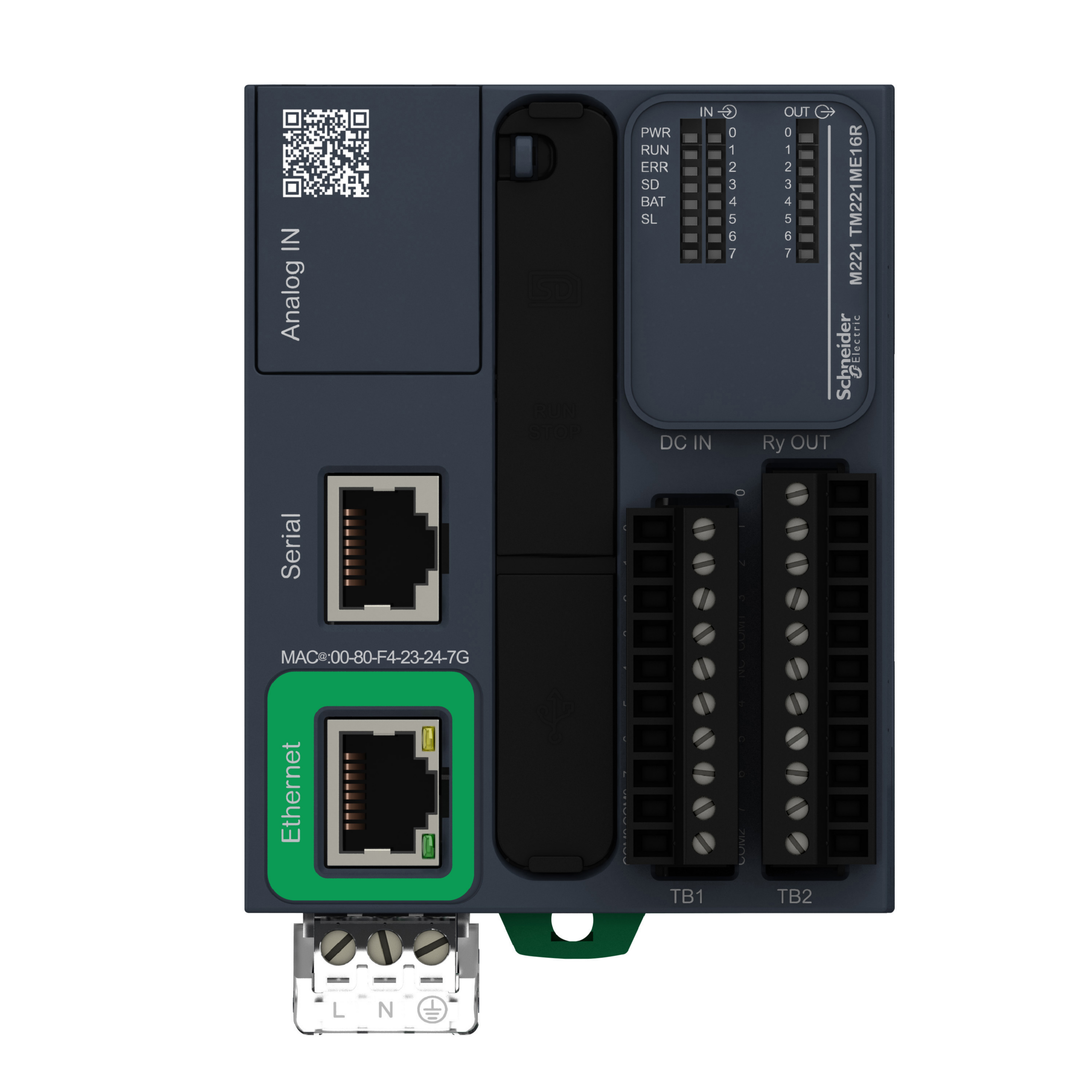 schneider electric Logikmodul m221-16iotr pnp modular