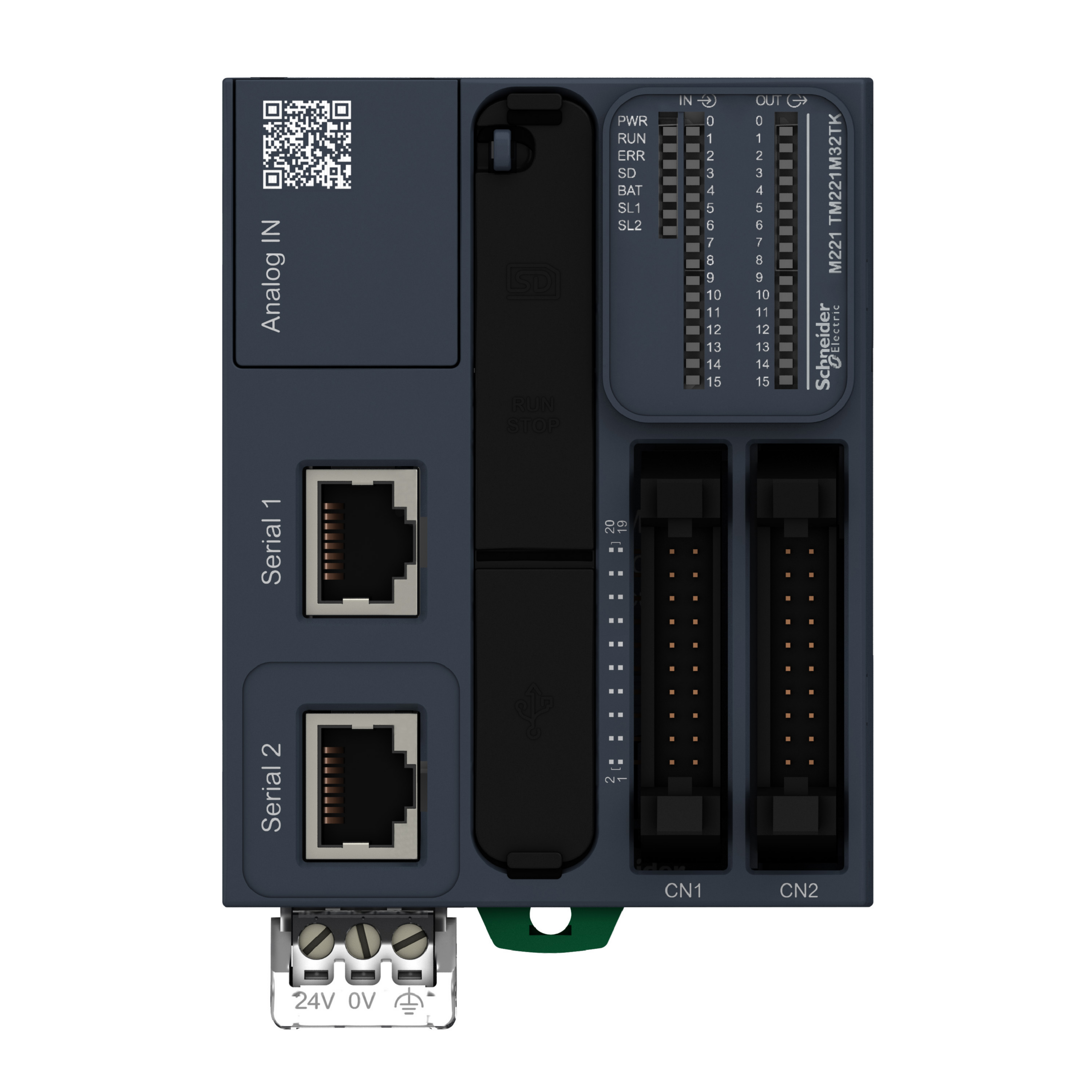 schneider electric Logiikkamoduuli modicon plc m221-32io tr,so mod