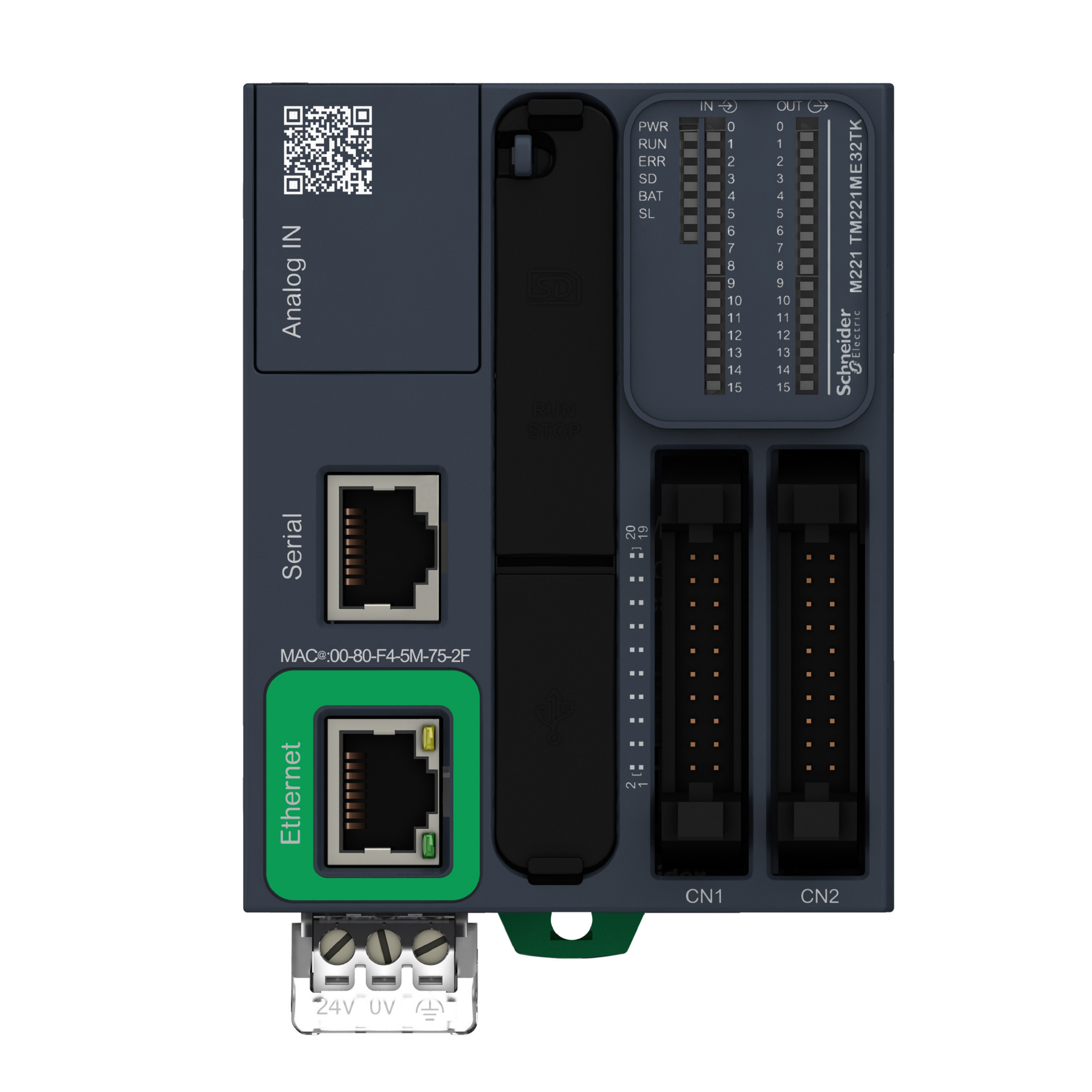 schneider electric Plc module m221-32iotr pnp eth modular