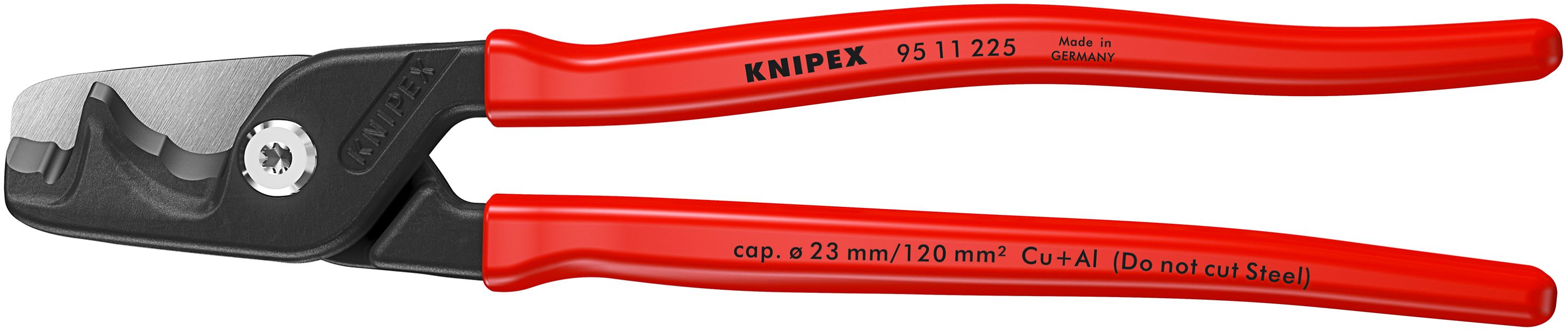 knipex Kabelsax stepcut xl plastklädd 225mm sb
