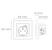 sg armaturen Pistorasia + usb install 1s/16a/ip21 ukj 0x usb va