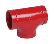 TEE GROOVED DN50 Style 002 red