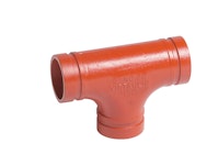 TEE GROOVED DN40 Style 20 red