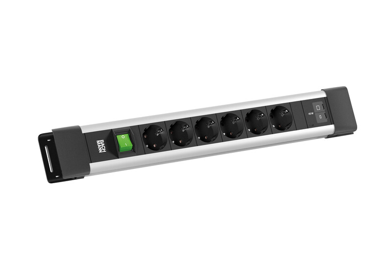 SKARVUTTAG CONNECTUS CONNECTUS 6 UTTAG USB C/C GRÅ