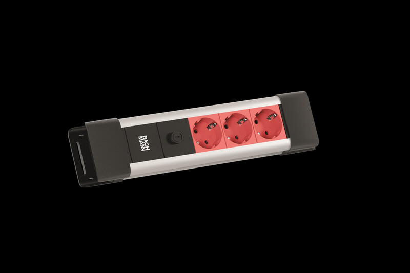 SKARVUTTAG CONNECTUS CONNECTUS 3 UTTAG RÖD