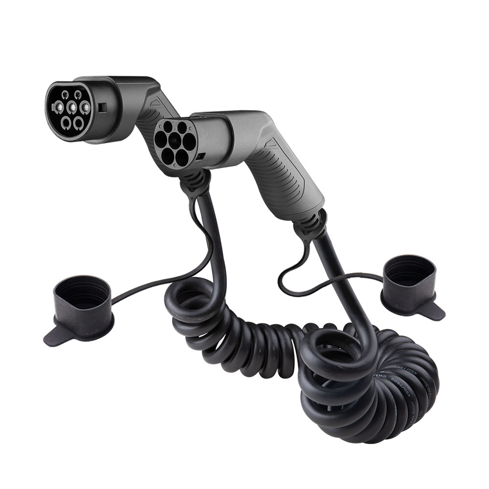EV charging cable ONNLINE 16A3P 11kw spiral cable 5m