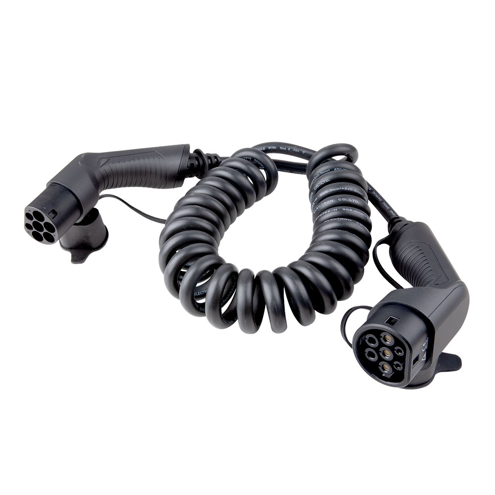 onnline Ev charging cable onnline 16a3p 11kw spiral cable 8m