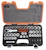 bahco Pass-thru socket set,53 pcs s530t
