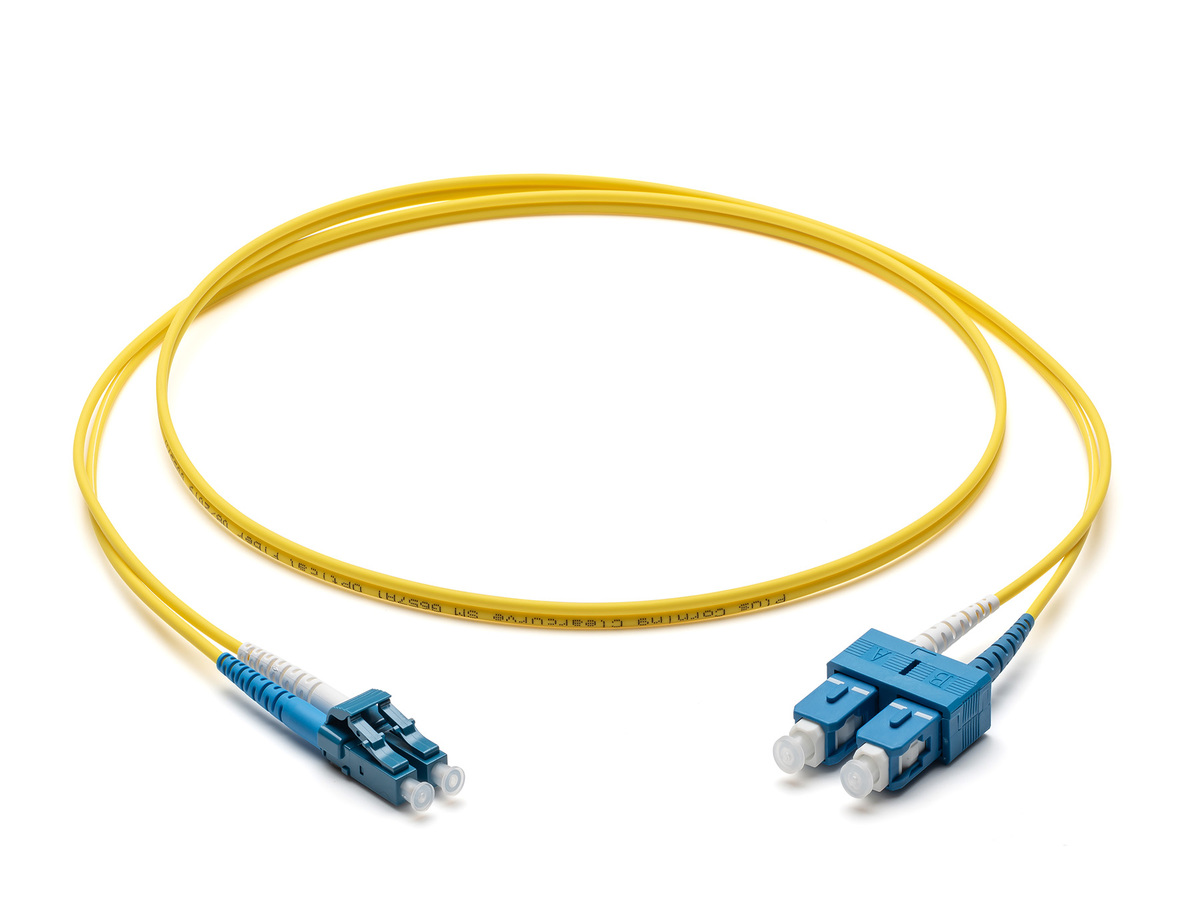 Fibersnor LC/UPC-SC/UPC Duplex OS2 10m