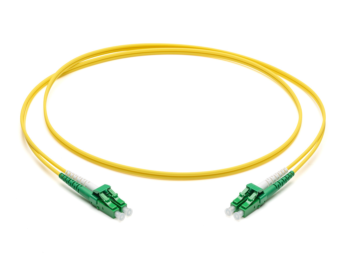 Fibersnor LC/APC-LC/APC Duplex OS2 3m
