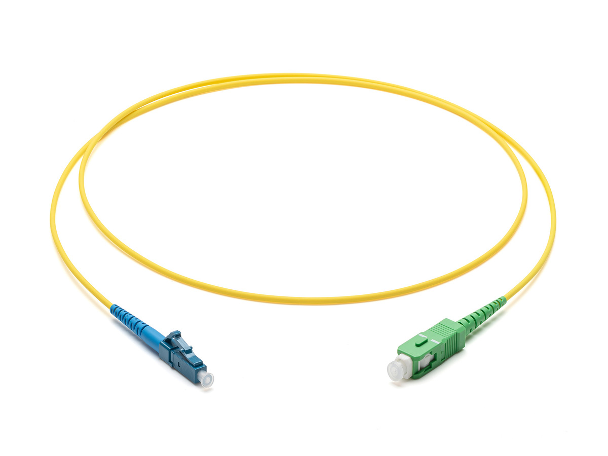 Fibersnor LC/UPC-SC/APC Simplex OS2 10m