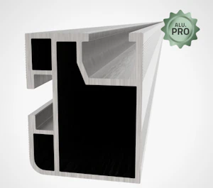 lobas Lobas solarprofil st 36x46x3550 sort