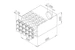 vallox Branching box bluesky 200mm / 15 output