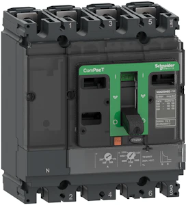schneider electric Effektbryter compact nsx100b tm100d 4p4t