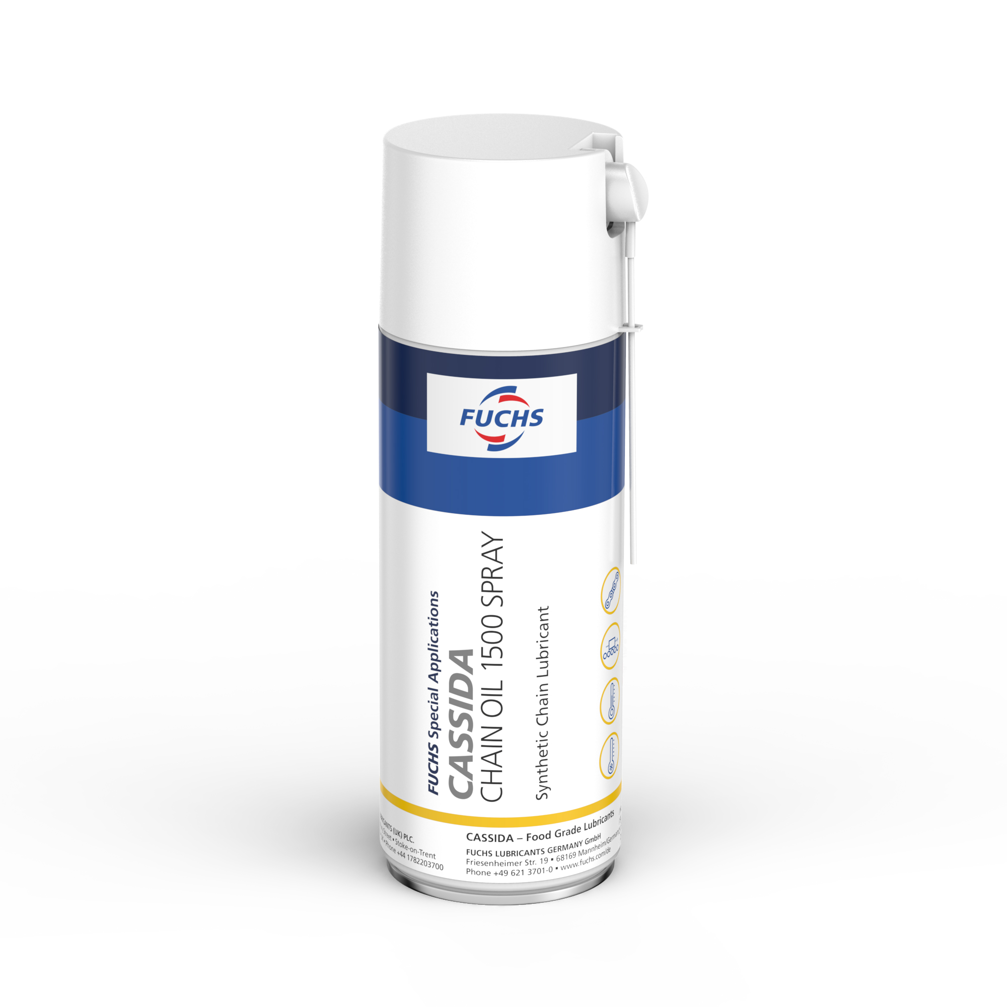 fuchs Elintarviketeollisuus öljy cassida chain oil 1500 spray