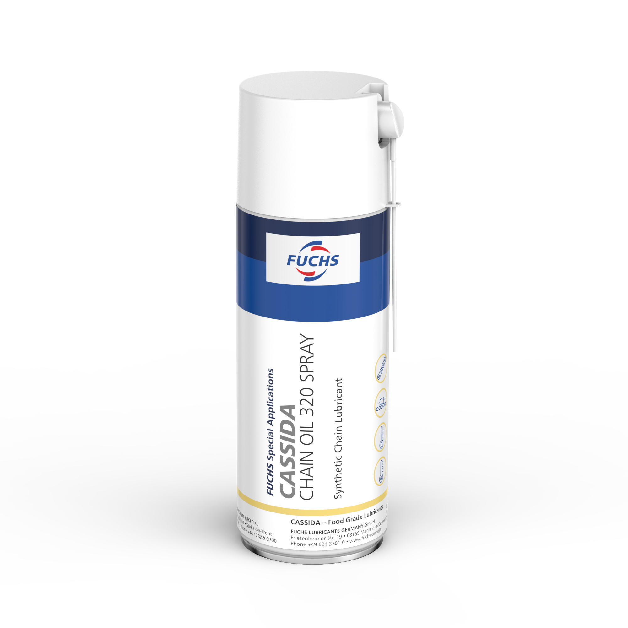 LIVSMEDELSINDUSTRIN OLJA CASSIDA CHAIN OIL 320 SPRAY